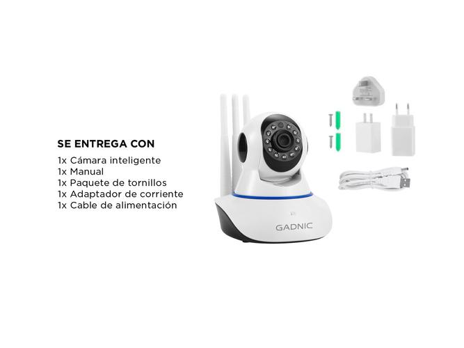 Cámara de Seguridad Gadnic con 3 Antenas - 6