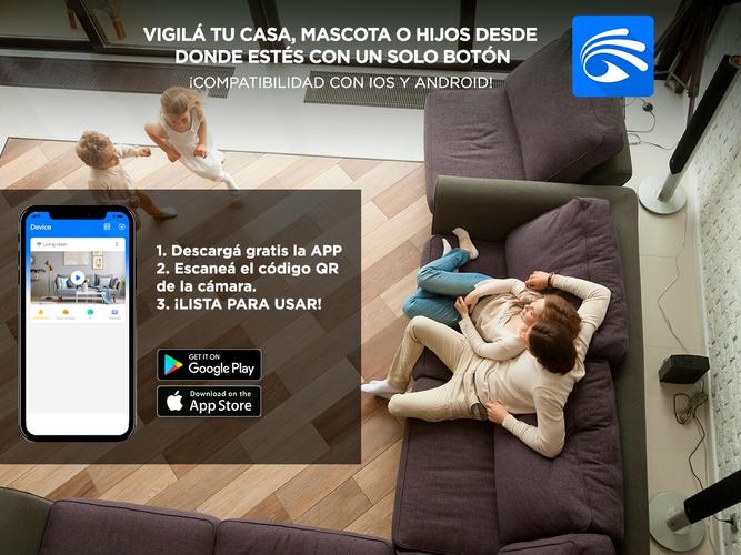 Cámara de Seguridad Robot Gadnic Visión día/noche - 3