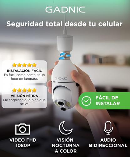 Cámara de Seguridad Gadnic tipo Bulbo Doble - 1