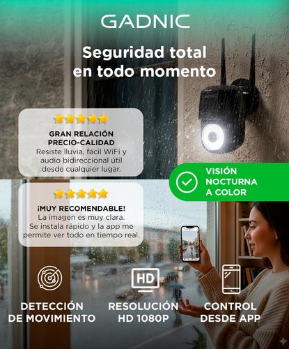 Cámara de Seguridad Gadnic Audio Bidireccional - 1