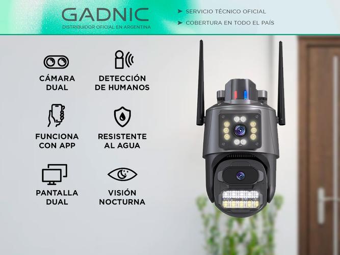 Cámara de Seguridad Dual Gadnic con Sirena Outlet - 1