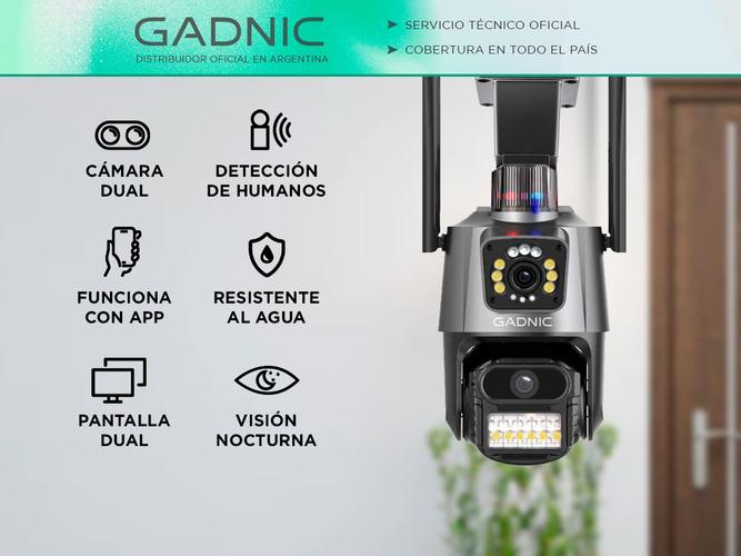 Cámara de Seguridad Dual Gadnic con Sirena Outlet - 1