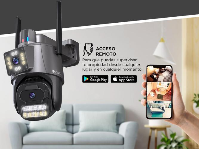 Cámara de Seguridad Dual Gadnic con Sirena Outlet - 2
