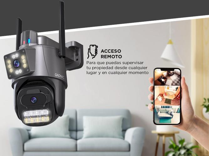 Cámara de Seguridad Dual Gadnic con Sirena - 2