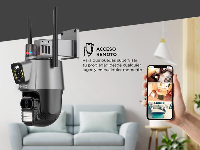 Cámara de Seguridad Dual Gadnic con Sirena Outlet - 2