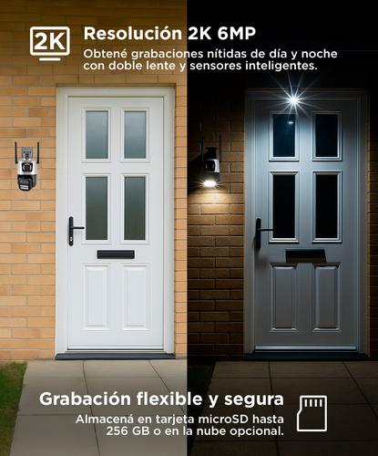 Kit De 3 Cámaras De Seguridad Dual Gadnic Con Sirena - 2