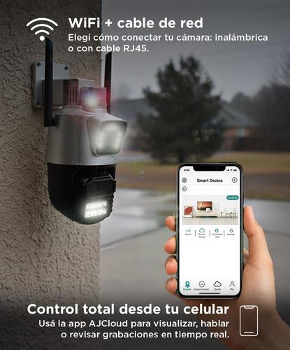 Kit De 3 Cámaras De Seguridad Dual Gadnic Con Sirena - 3