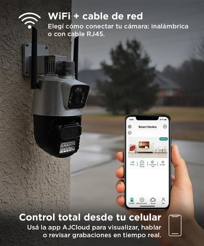 Cámara de Seguridad Dual Gadnic con Sirena - 3