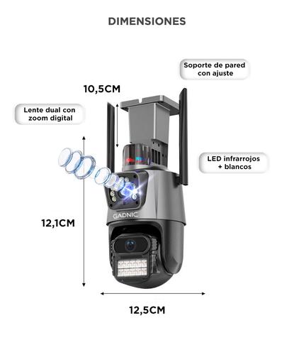 Cámara de Seguridad Dual Gadnic con Sirena - 5