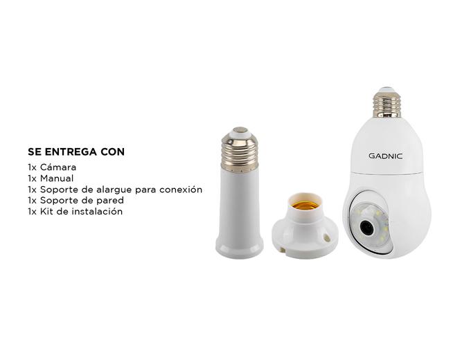 Cámara de Seguridad IP Gadnic tipo Lámpara - 6