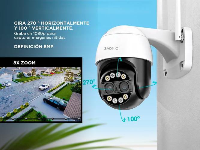 Cámara de Seguridad Gadnic 4K 8MP - 3