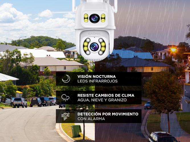 Cámara de Seguridad Gadnic Doble Lente 4k 8MP - 2