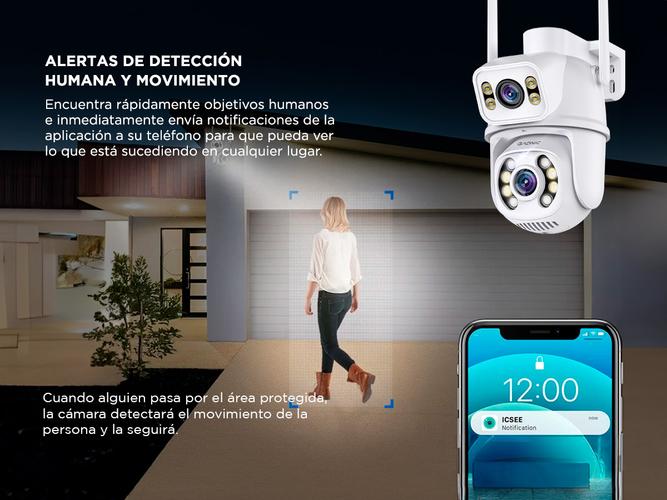 Cámara de Seguridad Gadnic Doble Lente 4k 8MP - 4