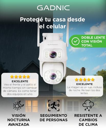Cámara de Seguridad Gadnic Doble Lente 4k 8MP - 1