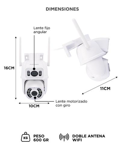 Cámara de Seguridad Gadnic Doble Lente 4k 8MP - 4