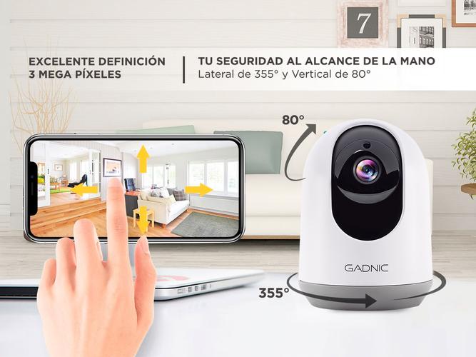 Cámara de Seguridad Gadnic IP Motorizada 3MP Full HD Visión Nocturna Usado - 2