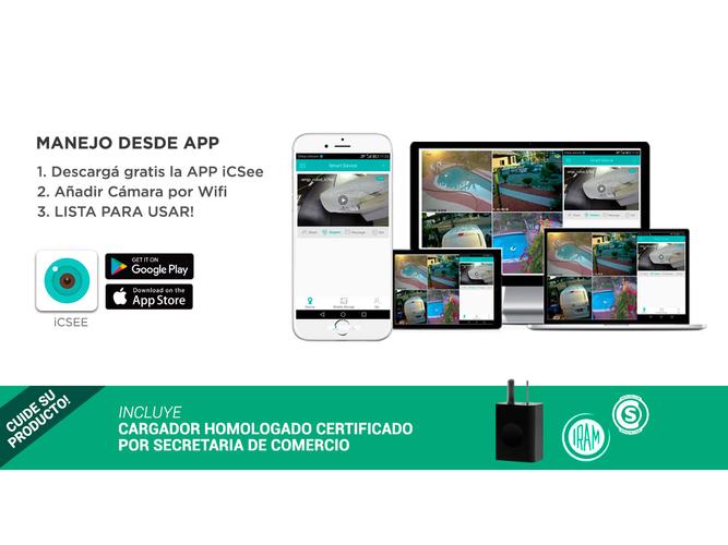 Cámara de Seguridad Gadnic IP Motorizada 3MP Full HD Visión Nocturna Usado - 5