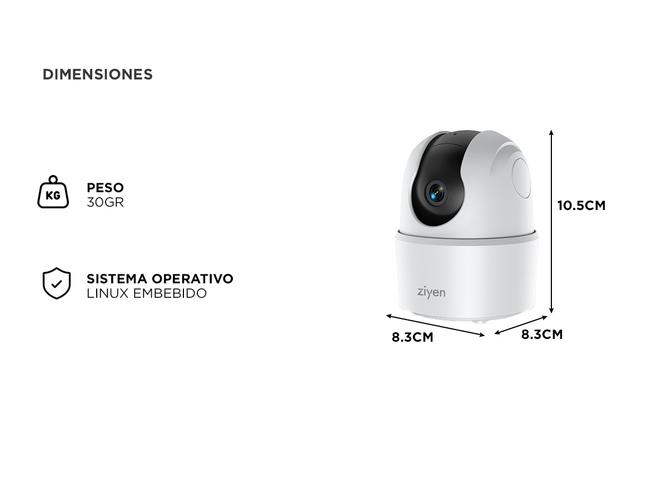 Cámara de Seguridad  Interior Ziyen Wifi Vision Nocturna 2mp - 5