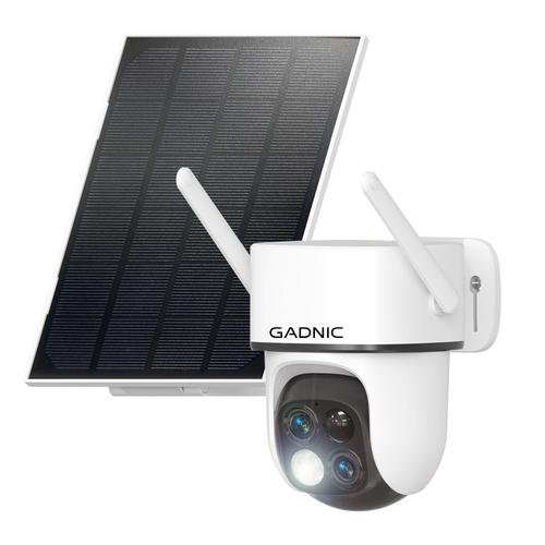 Cámara de Seguridad Solar Gadnic Lente Dual IP65 FullHD  - 0