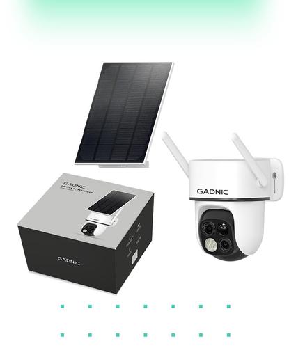 Cámara de Seguridad Solar Gadnic Lente Dual IP65 FullHD  - 4