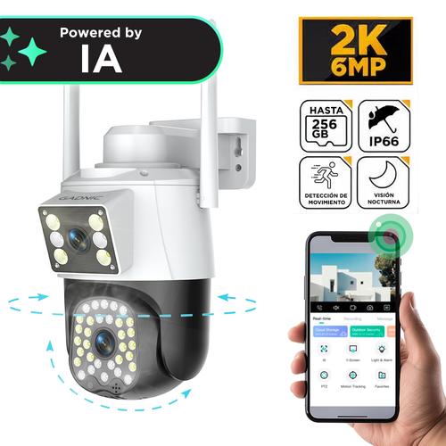 Cámara De Seguridad Gadnic S-Cam Full HD 3MP Control Por App Visión Nocturna IR Color - 0