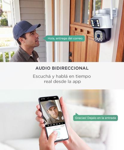 Cámara De Seguridad Gadnic S-Cam Full HD 3MP Control Por App Visión Nocturna IR Color - 4