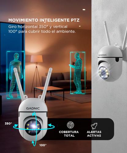 Cámara de seguridad Gadnic SX19  WiFi interior Full HD Con App y Visión Nocturna - 2