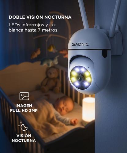 Cámara de seguridad Gadnic SX19  WiFi interior Full HD Con App y Visión Nocturna - 3