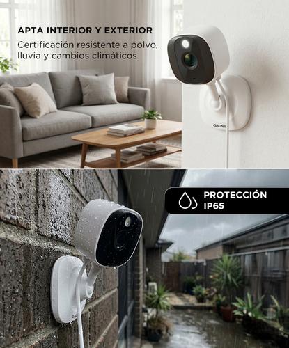 Cámara de Seguridad WiFi Gadnic Mini-G 2K Exterior  Interior Audio Bidireccional 3MP Visión Nocturna Ip65 - 4
