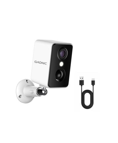 Camara Seguridad Gadnic Wifi Interior Exterior Full HD 1296P Vision Nocturna Audio Bidireccional App AJ Cloud IP65 - 6