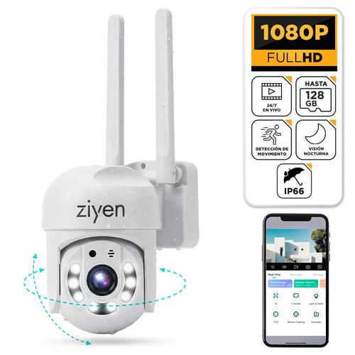 Camara De Seguridad Wifi Ziyen ZX39 2MP 1080p PTZ Movimiento 270 90 Vision Nocturna Audio Bidireccional Exterior - 0