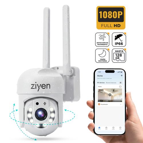 Cámara de Seguridad IP Ziyen ZX39 WiFi Exterior 2MP PTZ - 0