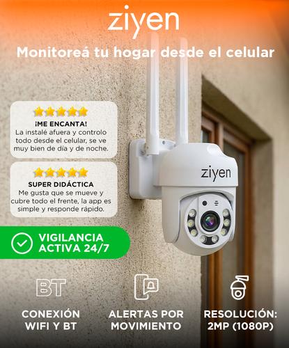Cámara de Seguridad IP Ziyen ZX39 WiFi Exterior 2MP PTZ - 1