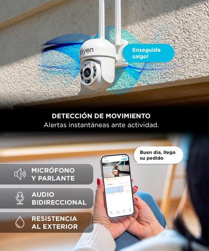Camara De Seguridad Wifi Ziyen ZX39 2MP 1080p PTZ Movimiento 270 90 Vision Nocturna Audio Bidireccional Exterior - 4