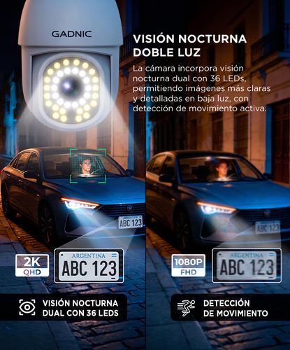 Cámara de Seguridad Gadnic DM200W-Pro Exterior Domo Full HD Visión Nocturna Color 36 Leds Outlet - 2