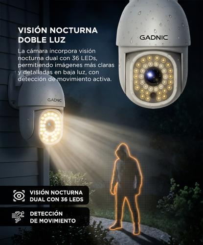 Cámara de Seguridad Gadnic DM200W-Pro Exterior Domo Full HD Visión Nocturna Color 36 Leds - 2