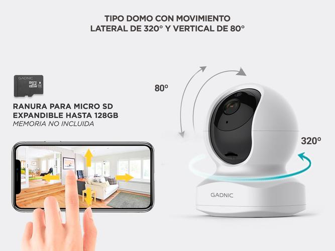 Camara de Seguridad Gadnic 636PRO IP WiFi 1080P HD - 4