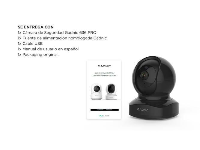Camara de Seguridad Gadnic 636PRO IP WiFi 1080P HD - 6