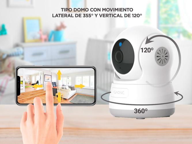Baby Call Gadnic SX10 IP WiFi P2P Motorizado FULL HD Visión Nocturna - 3