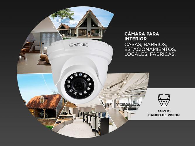 Cámara de Seguridad Gadnic C25-1 Domo Visión Nocturna Usado - 4