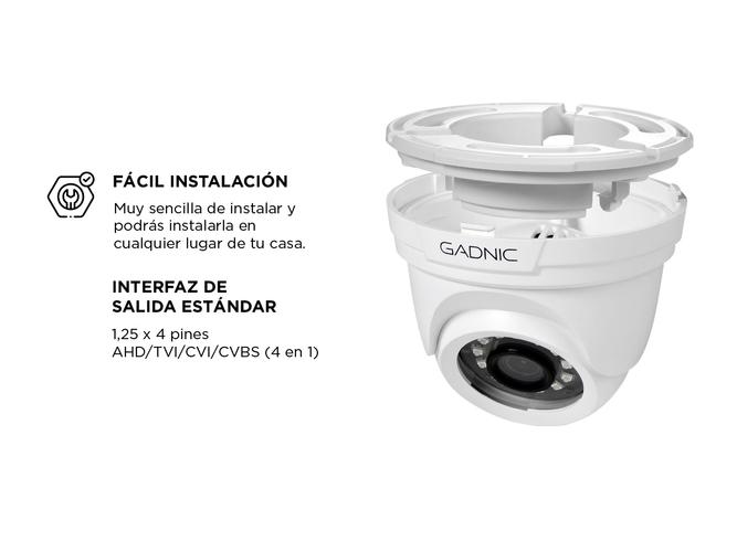 Cámara de Seguridad Gadnic C25-1 Domo Visión Nocturna - 5