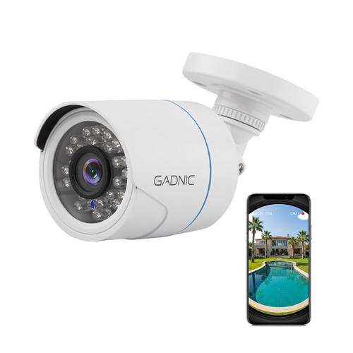 Cámara De Seguridad Gadnic Bullet IP CCTV Hd 720P Visión Nocturna Incluye Cable BNC Video DVR - 0