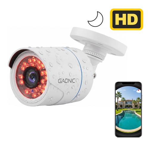 Cámara De Seguridad Gadnic Bullet IP CCTV Hd 720P Visión Nocturna Incluye Cable BNC Video DVR - 0