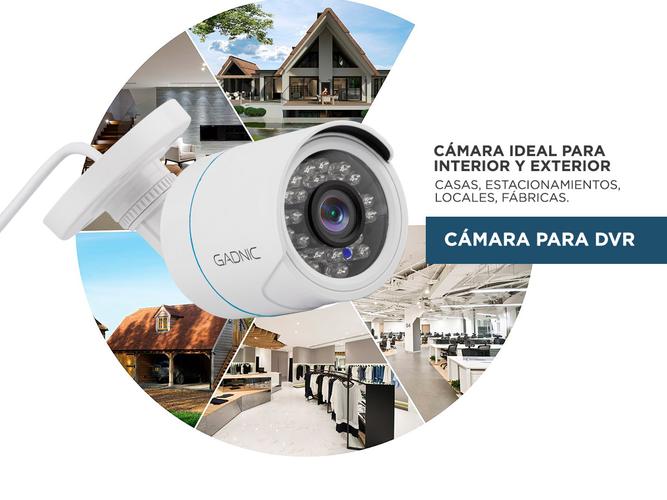 Cámara De Seguridad Gadnic Bullet IP CCTV Hd 720P Visión Nocturna Incluye Cable BNC Video DVR - 3