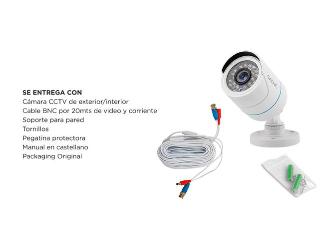 Cámara De Seguridad Gadnic Bullet IP CCTV Hd 720P Visión Nocturna Incluye Cable BNC Video DVR - 5