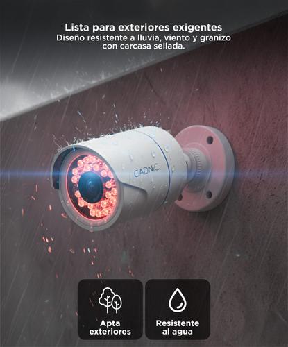 Cámara De Seguridad Gadnic Bullet IP CCTV Hd 720P Visión Nocturna Incluye Cable BNC Video DVR - 2