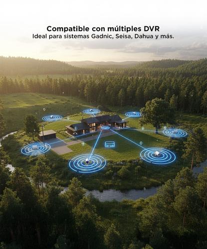 Cámara De Seguridad Gadnic Bullet IP CCTV Hd 720P Visión Nocturna Incluye Cable BNC Video DVR - 3