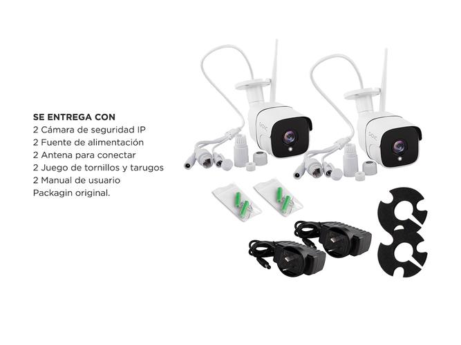 Kit Camaras de Seguridad Gadnic IP Wifi Exterior x2 - 5
