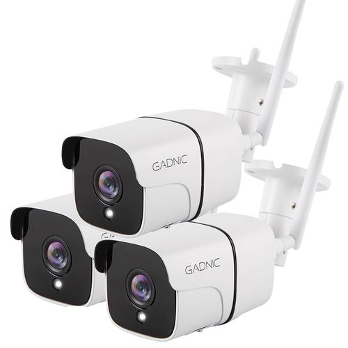 Kit Camaras de Seguridad Gadnic IP Wifi Exterior x3 - 0