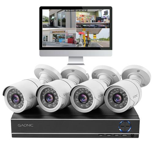 Cámaras de Seguridad PK1100  DVR Gadnic x4 Interior  Exterior IP CCTV Visión Nocturna - 0